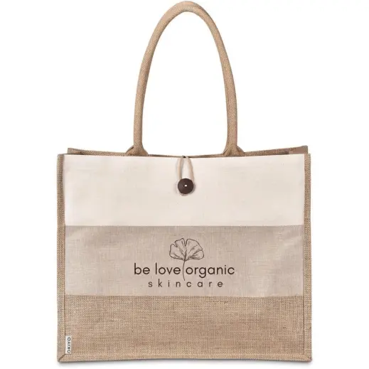 Okiyo Fukei Jute & Cotton Tote - Main